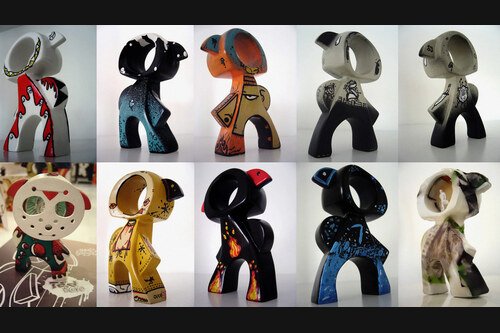 Toy Art Project — Ted Hole — peça 4
